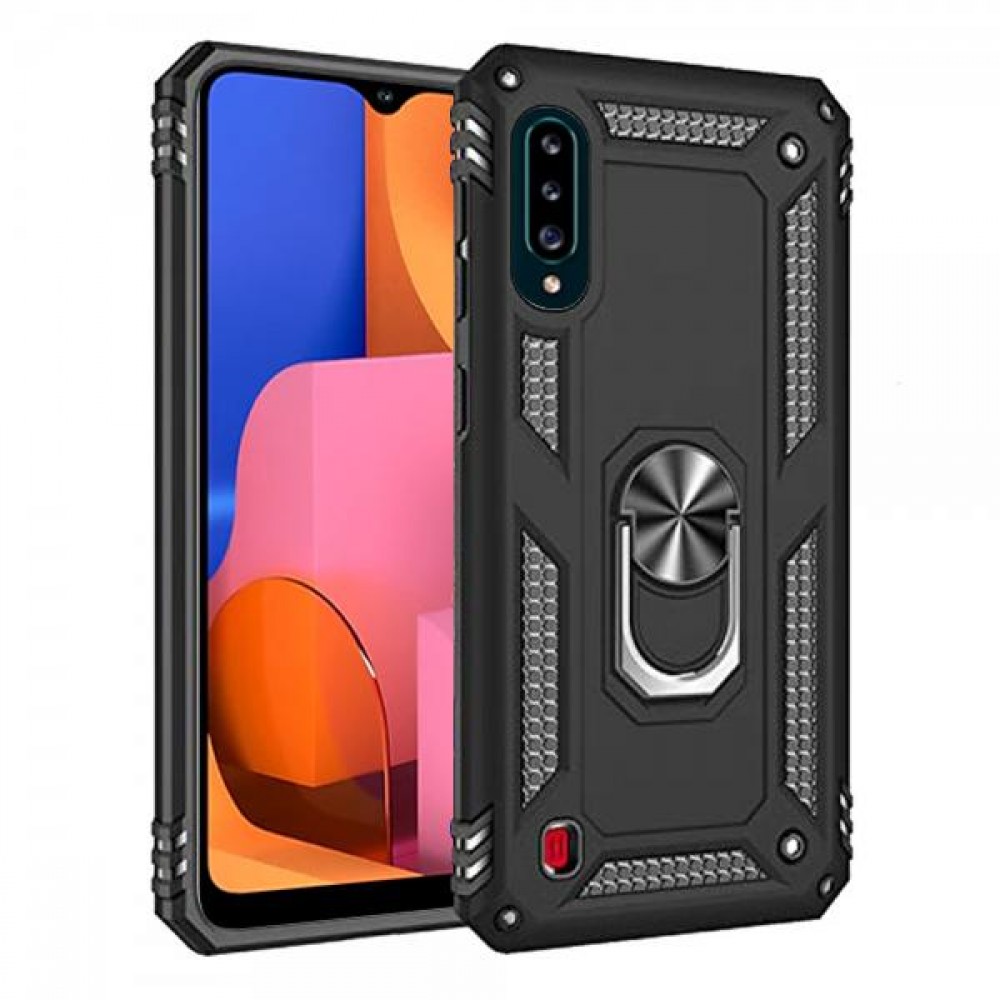 Compatible Ring Armor Case For Samsung Galaxy A20S SM-A207